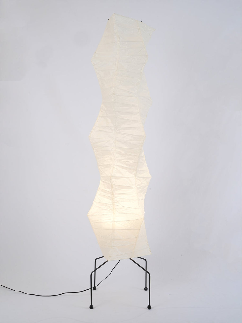 AstraLume Floor Lamp With Rice Paper Shade And Minimalist Warmth | Temsk