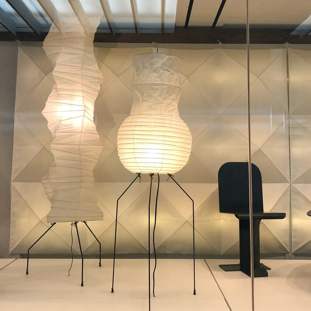 AstraLume Floor Lamp With Rice Paper Shade And Minimalist Warmth | Temsk