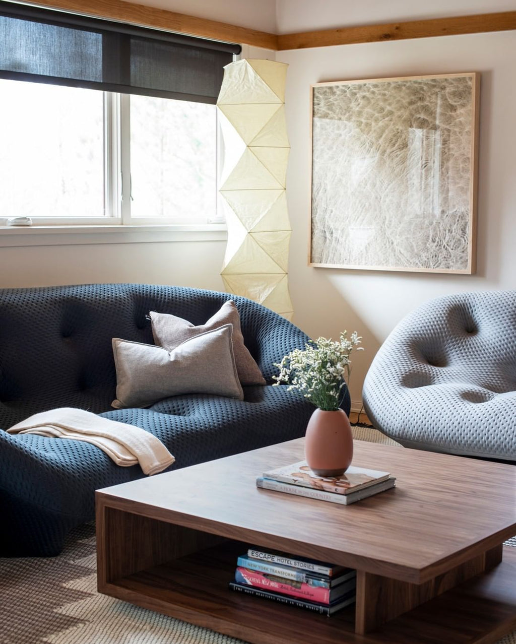 AstraLume Floor Lamp With Rice Paper Shade And Minimalist Warmth | Temsk