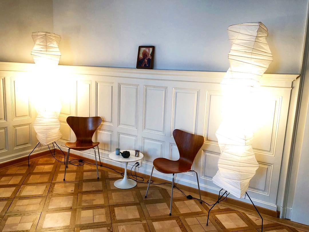 AstraLume Floor Lamp With Rice Paper Shade And Minimalist Warmth | Temsk