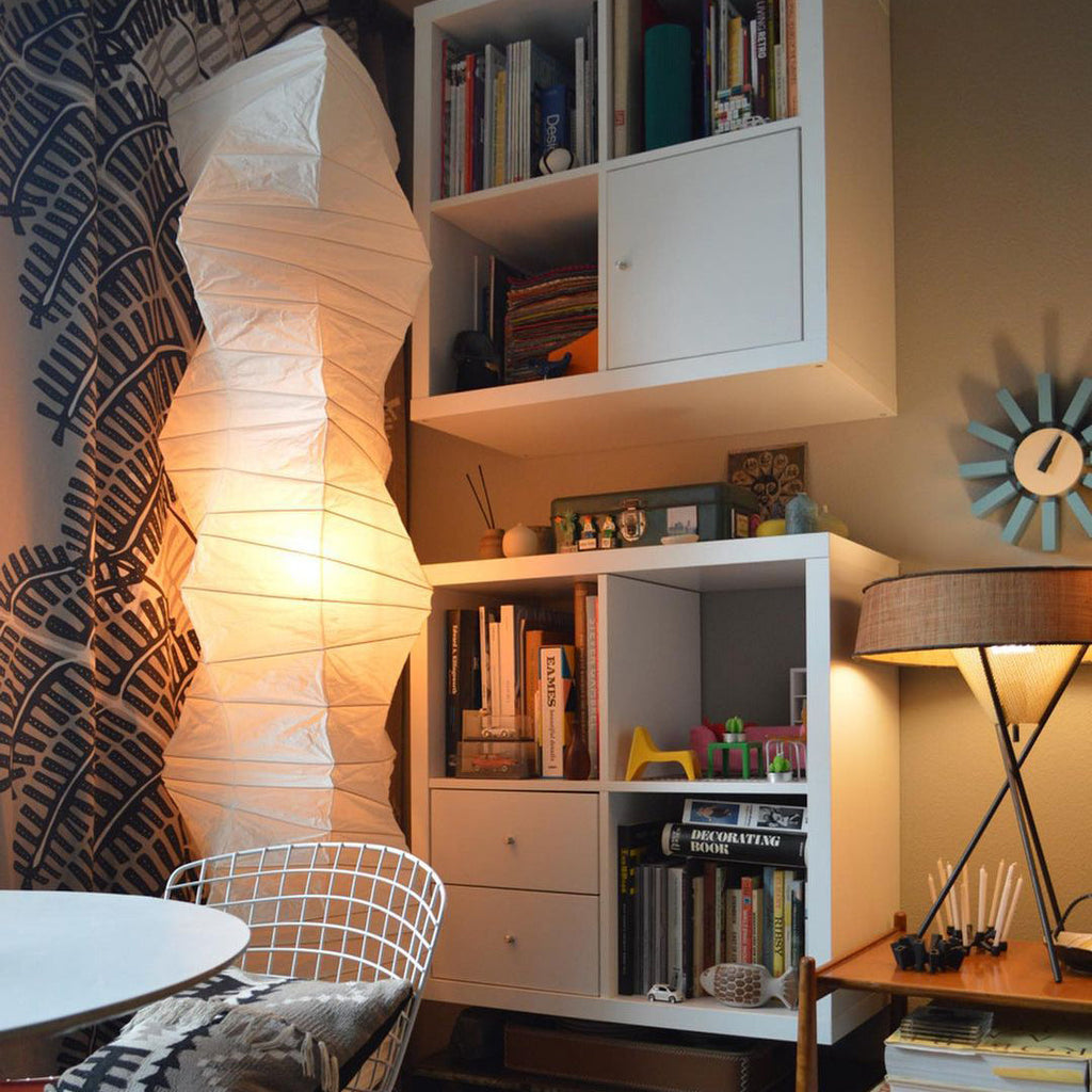 AstraLume Floor Lamp With Rice Paper Shade And Minimalist Warmth | Temsk