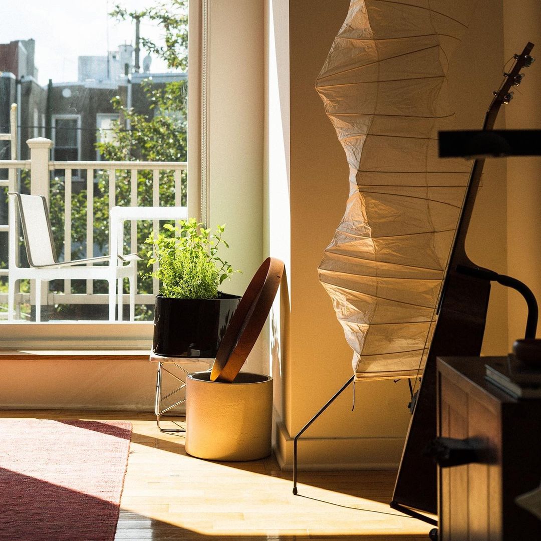 AstraLume Floor Lamp With Rice Paper Shade And Minimalist Warmth | Temsk
