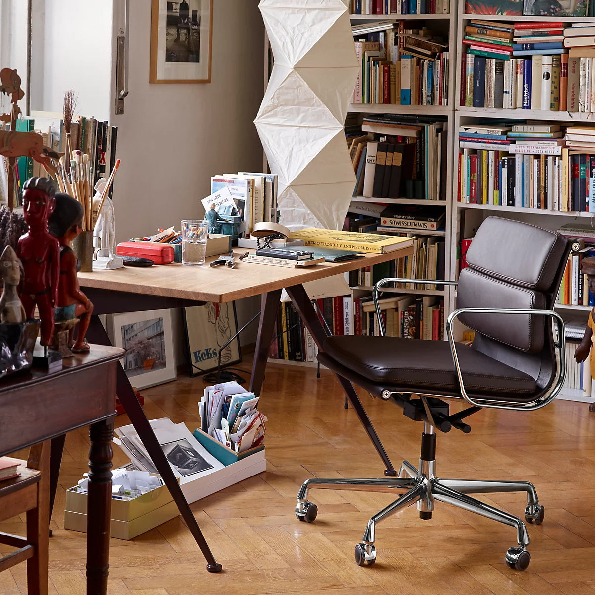 AstraLume Floor Lamp With Rice Paper Shade And Minimalist Warmth | Temsk