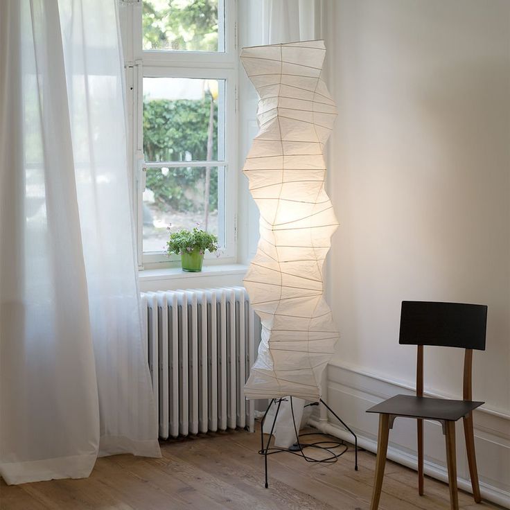 AstraLume Floor Lamp With Rice Paper Shade And Minimalist Warmth | Temsk
