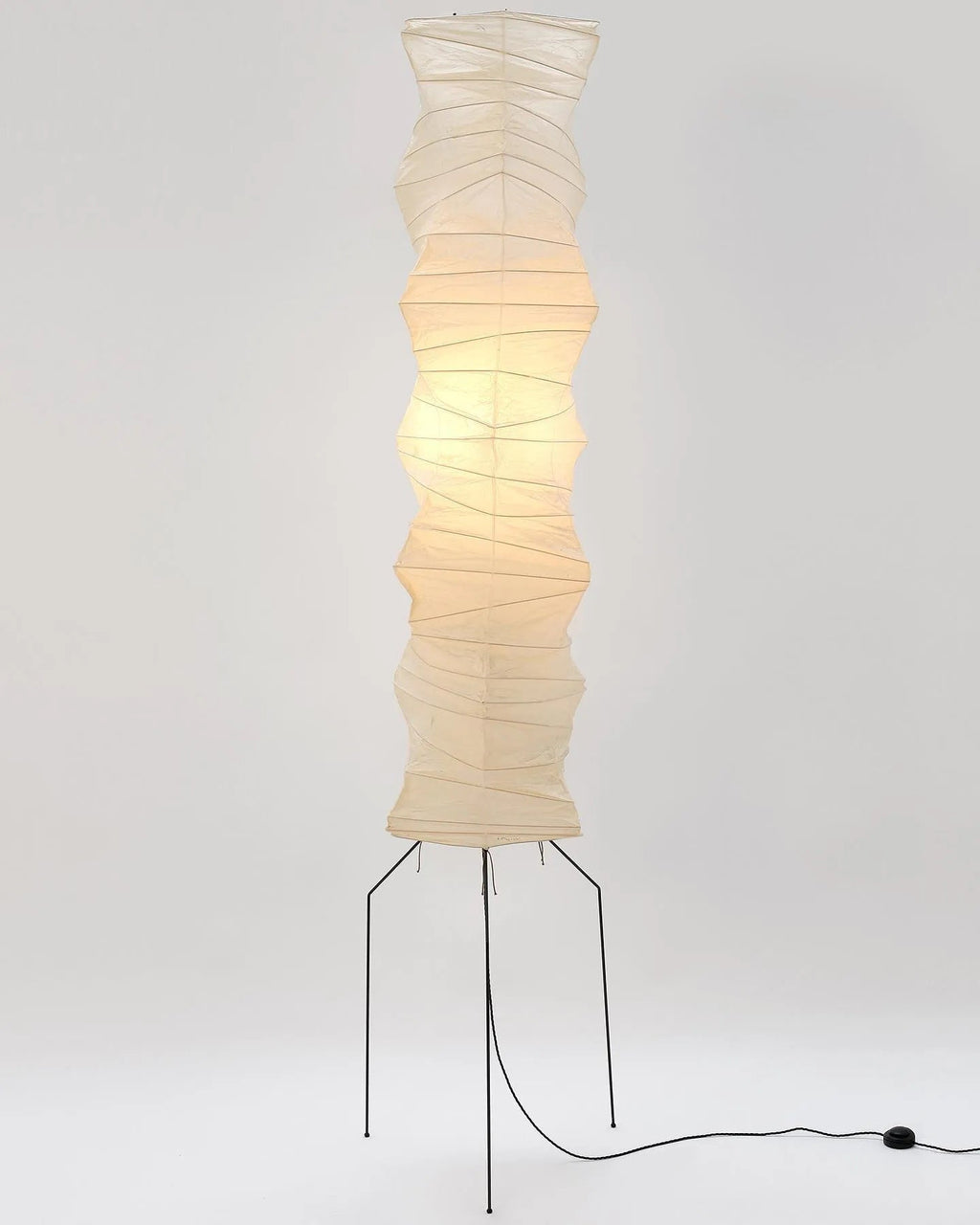 AstraLume Floor Lamp With Rice Paper Shade And Minimalist Warmth | Temsk