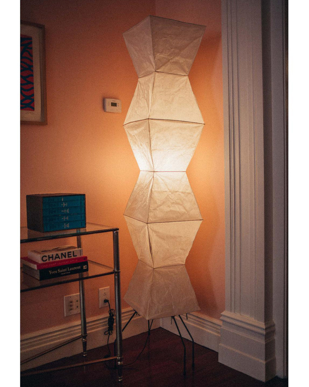 AstraLume Floor Lamp With Rice Paper Shade And Minimalist Warmth | Temsk