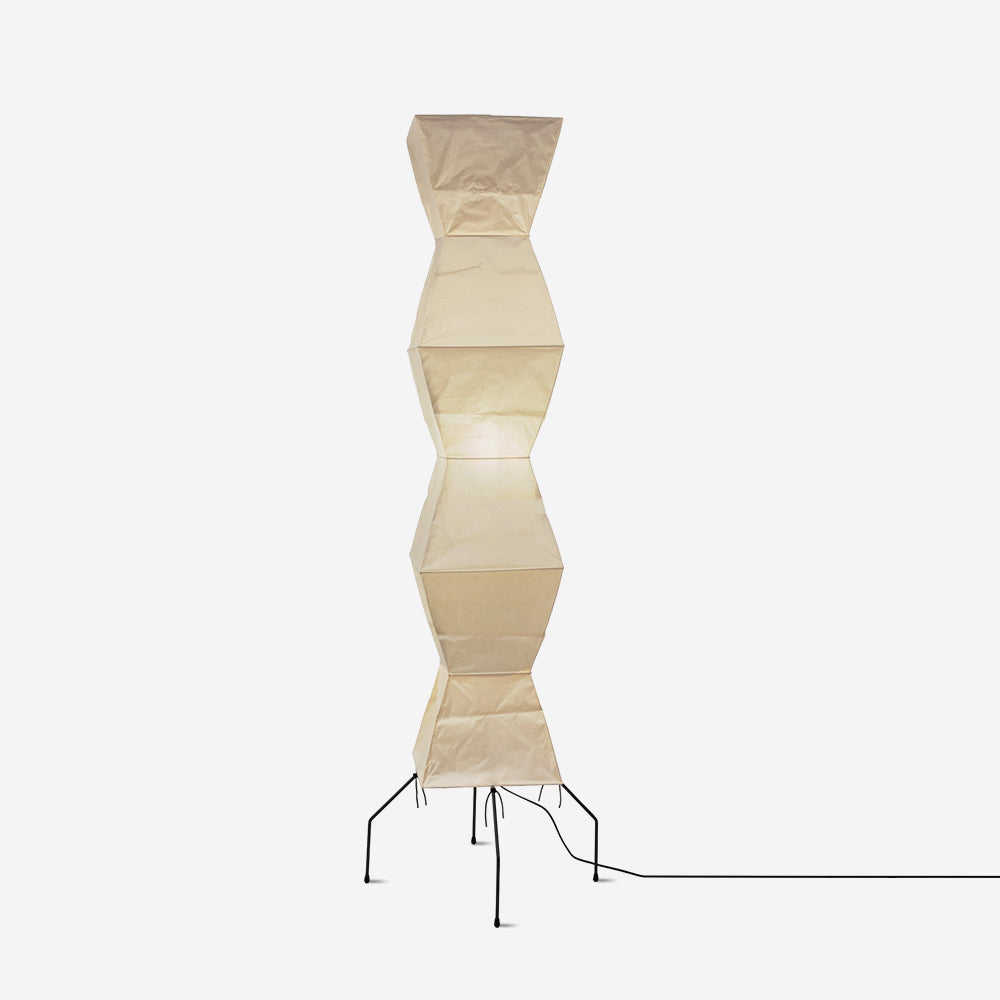 AstraLume Floor Lamp With Rice Paper Shade And Minimalist Warmth | Temsk