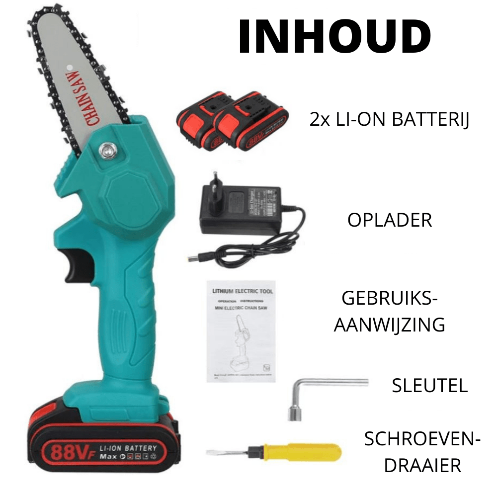 LumenCut Pro Cordless Electric Chainsaw For Fast And Efficient Work | Temsk