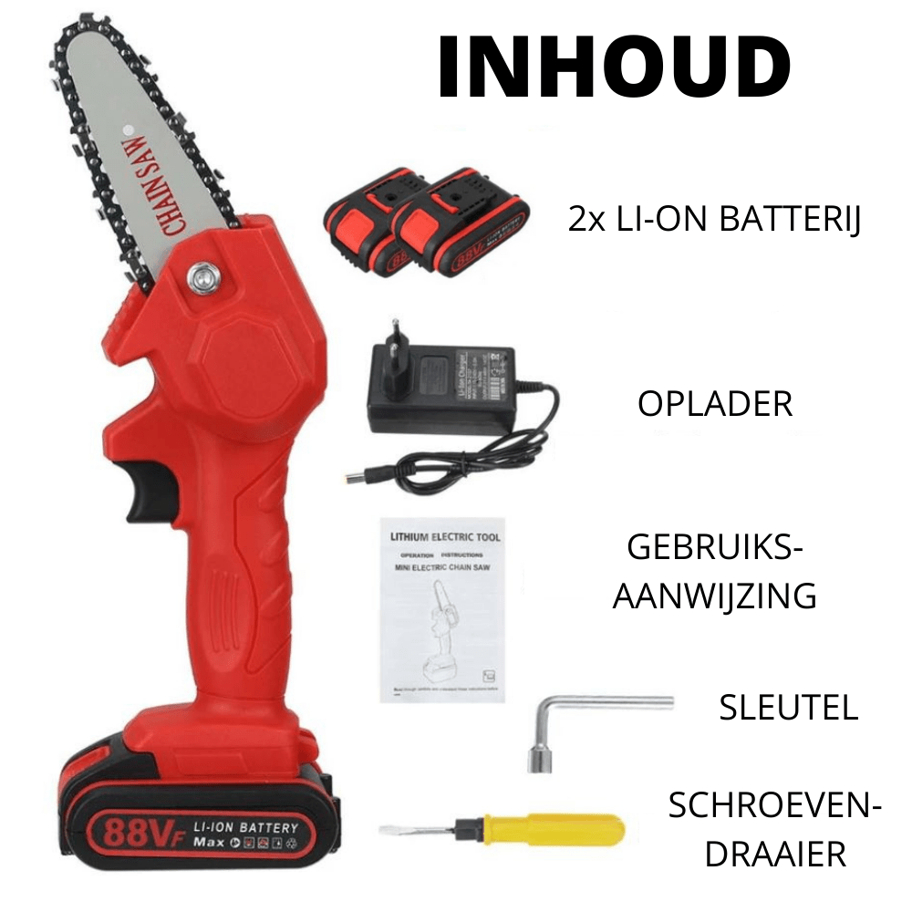 LumenCut Pro Cordless Electric Chainsaw For Fast And Efficient Work | Temsk