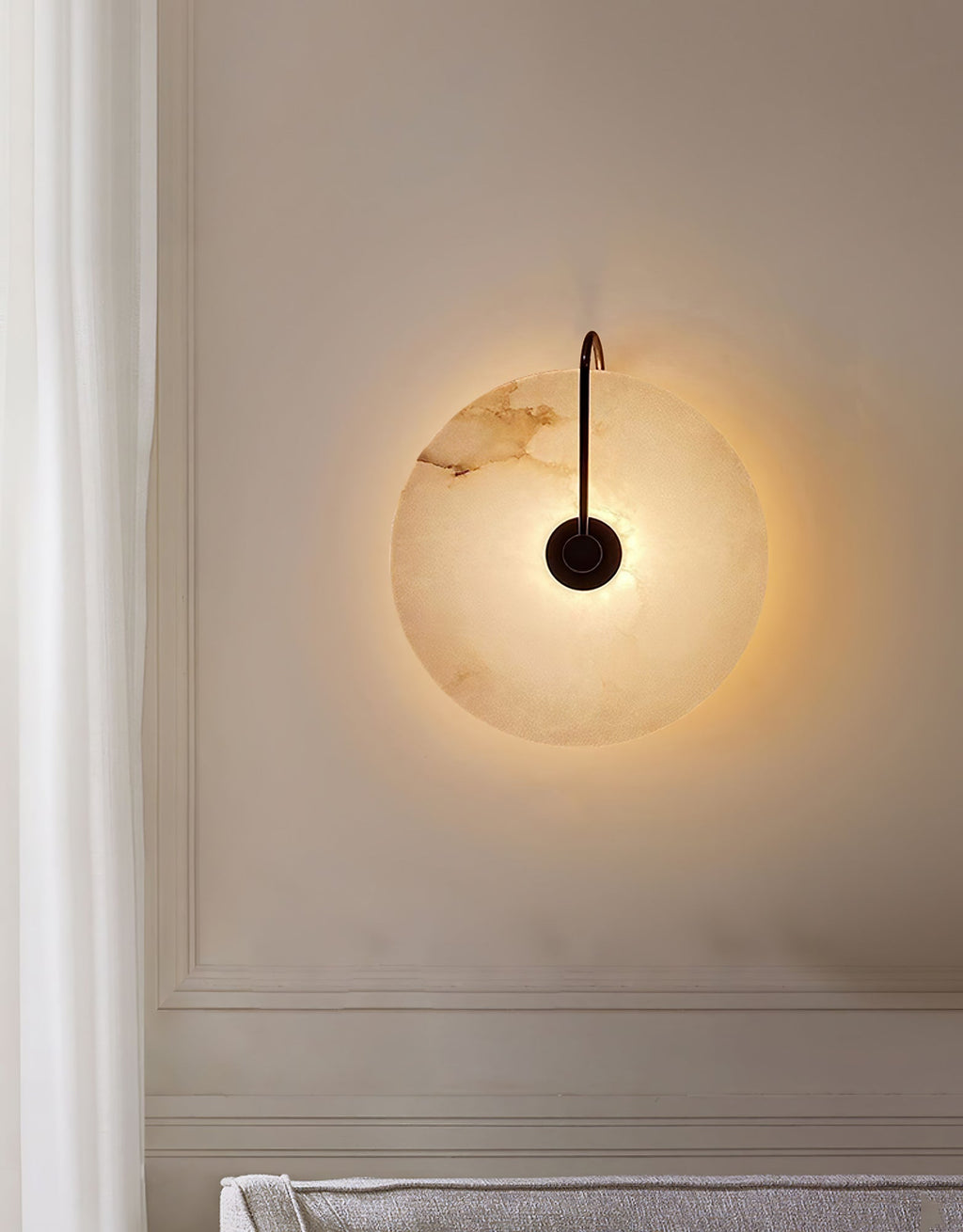 Ivoria Stone LED Wall Sconce For Cozy Warm Glow In Any Room | Temsk