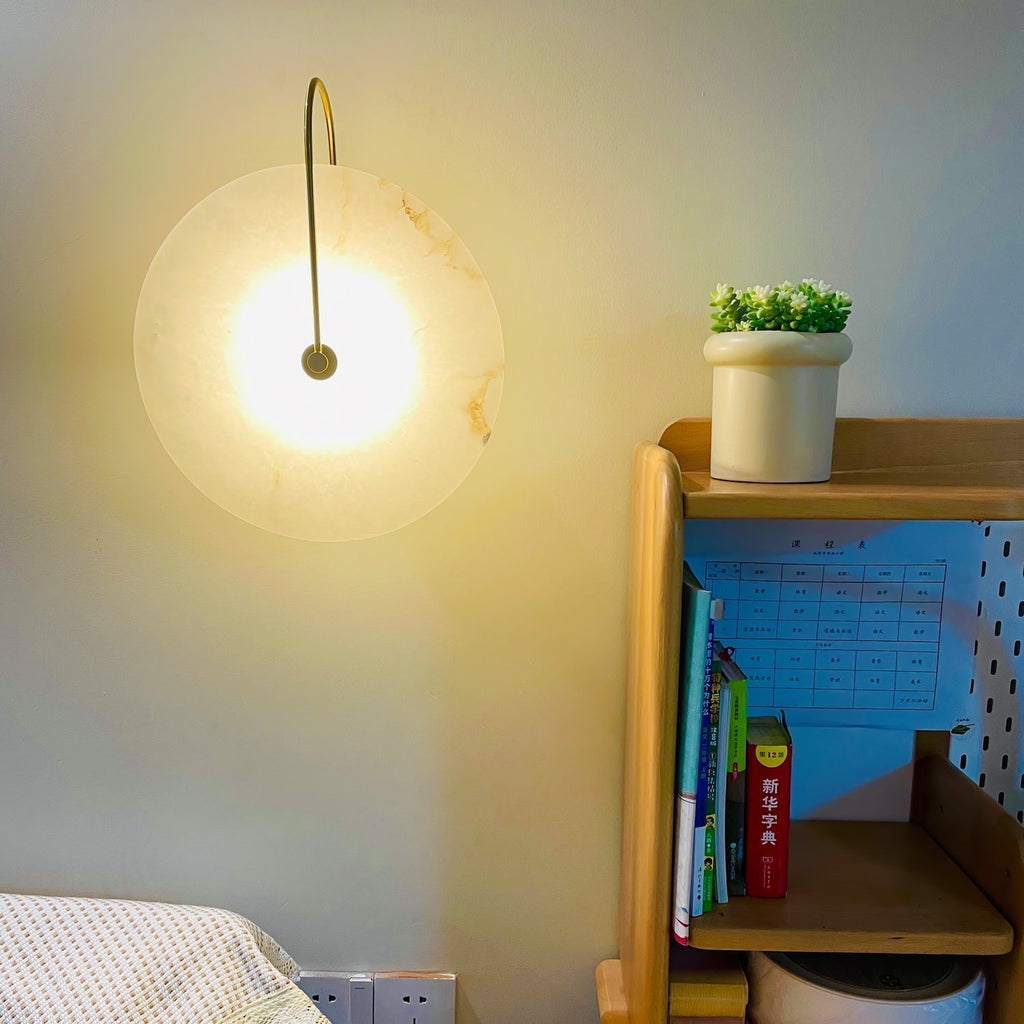Ivoria Stone LED Wall Sconce For Cozy Warm Glow In Any Room | Temsk