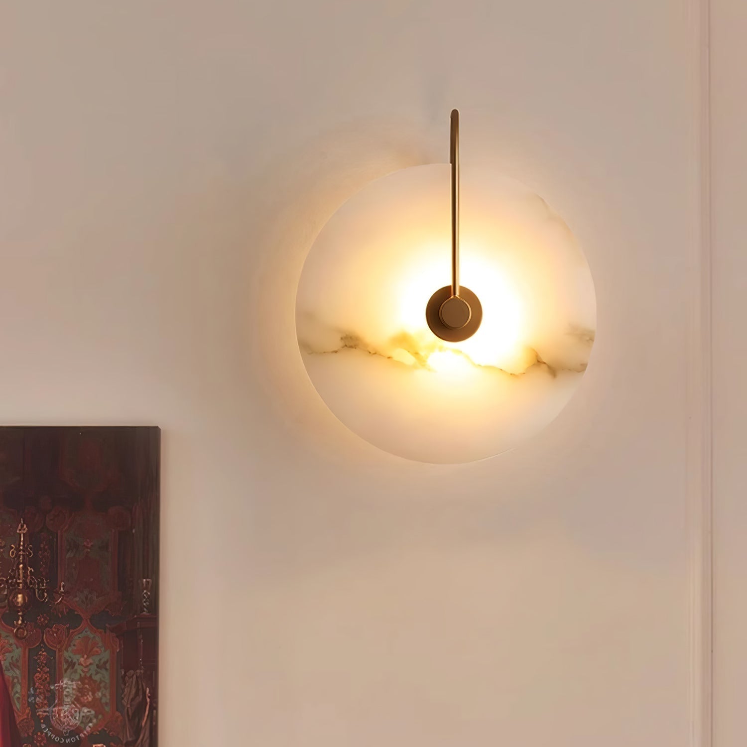 Ivoria Stone LED Wall Sconce For Cozy Warm Glow In Any Room | Temsk