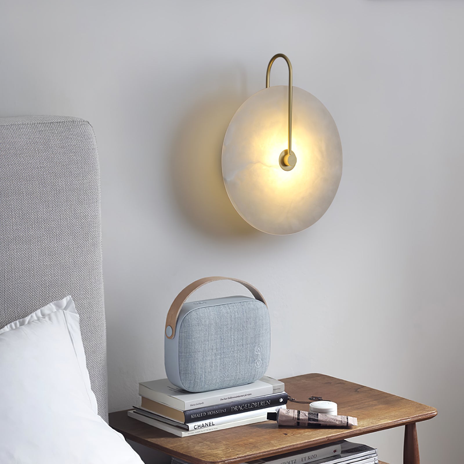 Ivoria Stone LED Wall Sconce For Cozy Warm Glow In Any Room | Temsk