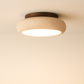 LumaStone Graceful Softly Curved Flush Mount Ceiling Light Fixture | Temsk