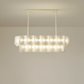 LumaSerene Modern Acrylic Dining Room Chandelier Light | Temsk
