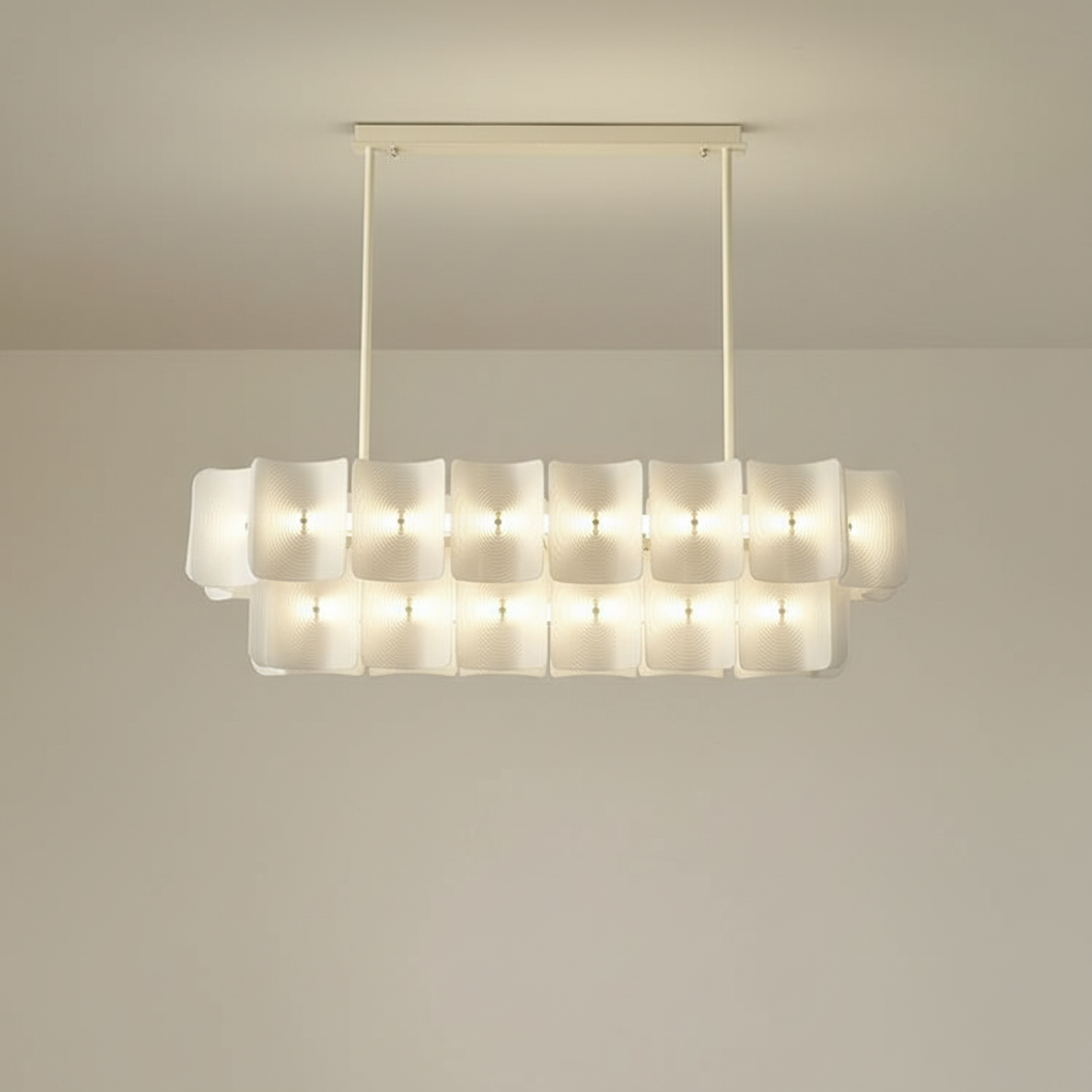 LumaSerene Modern Acrylic Dining Room Chandelier Light | Temsk