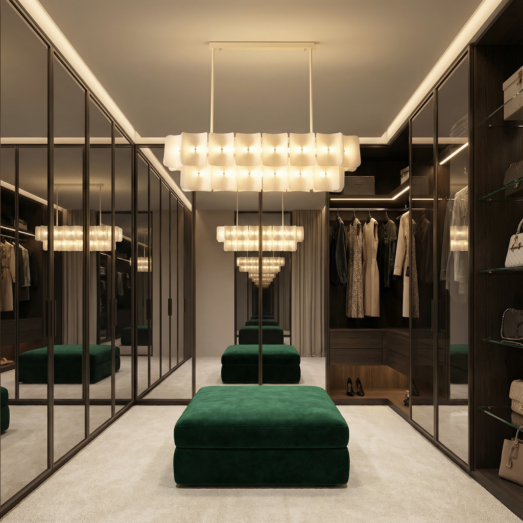 LumaSerene Modern Acrylic Dining Room Chandelier Light | Temsk