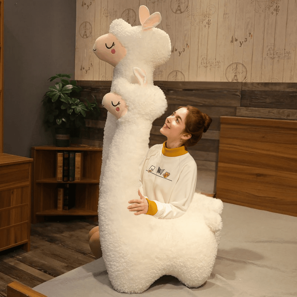 FluffWisp Alpaca Plush Toy For Cozy Comfort And Style | Temsk