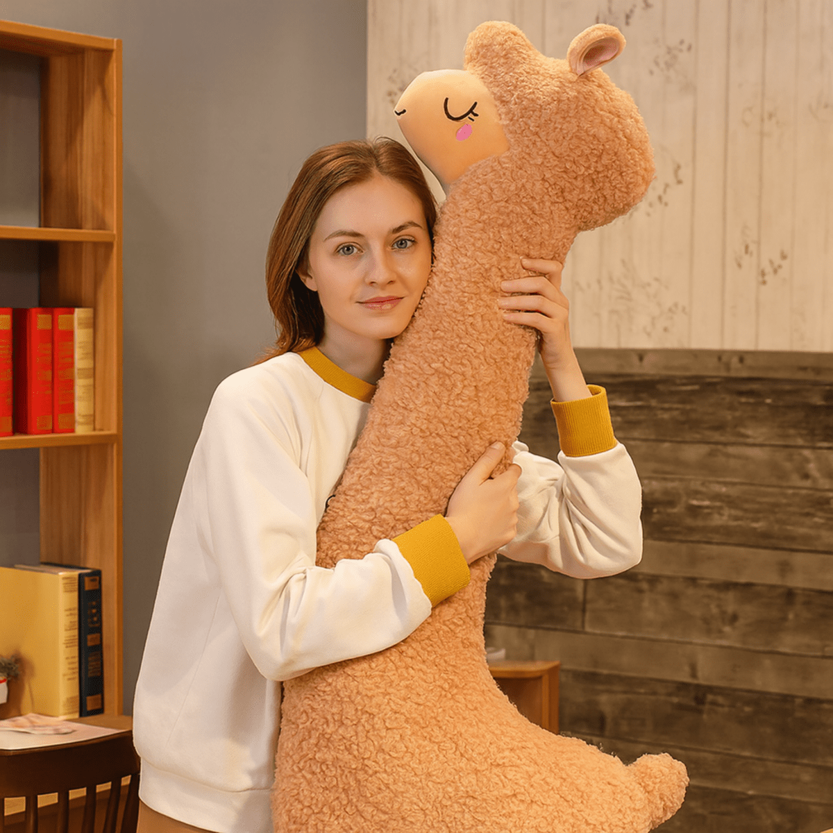 FluffWisp Alpaca Plush Toy For Cozy Comfort And Style | Temsk