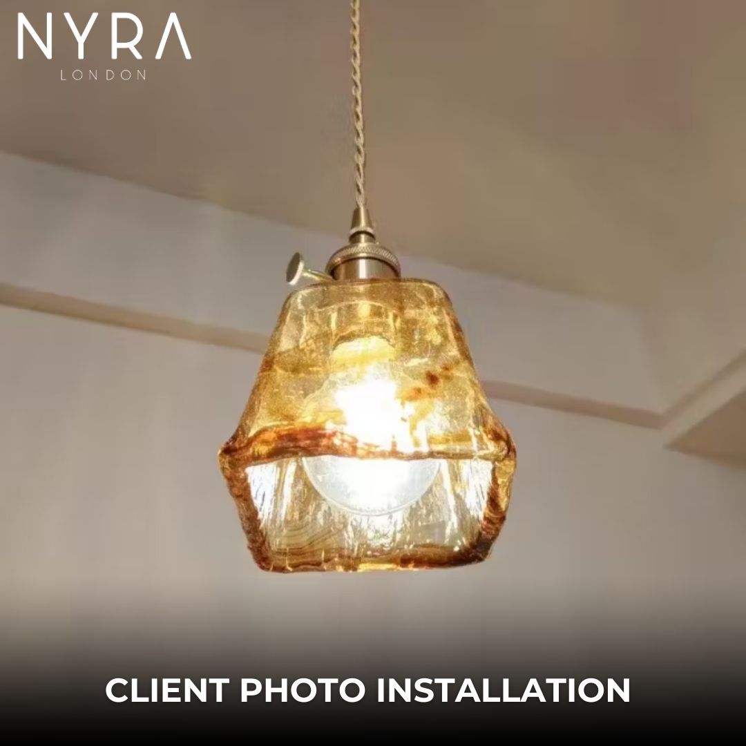 Aurelo Glass Pendant Lights For Modern Kitchen And Bath | Temsk