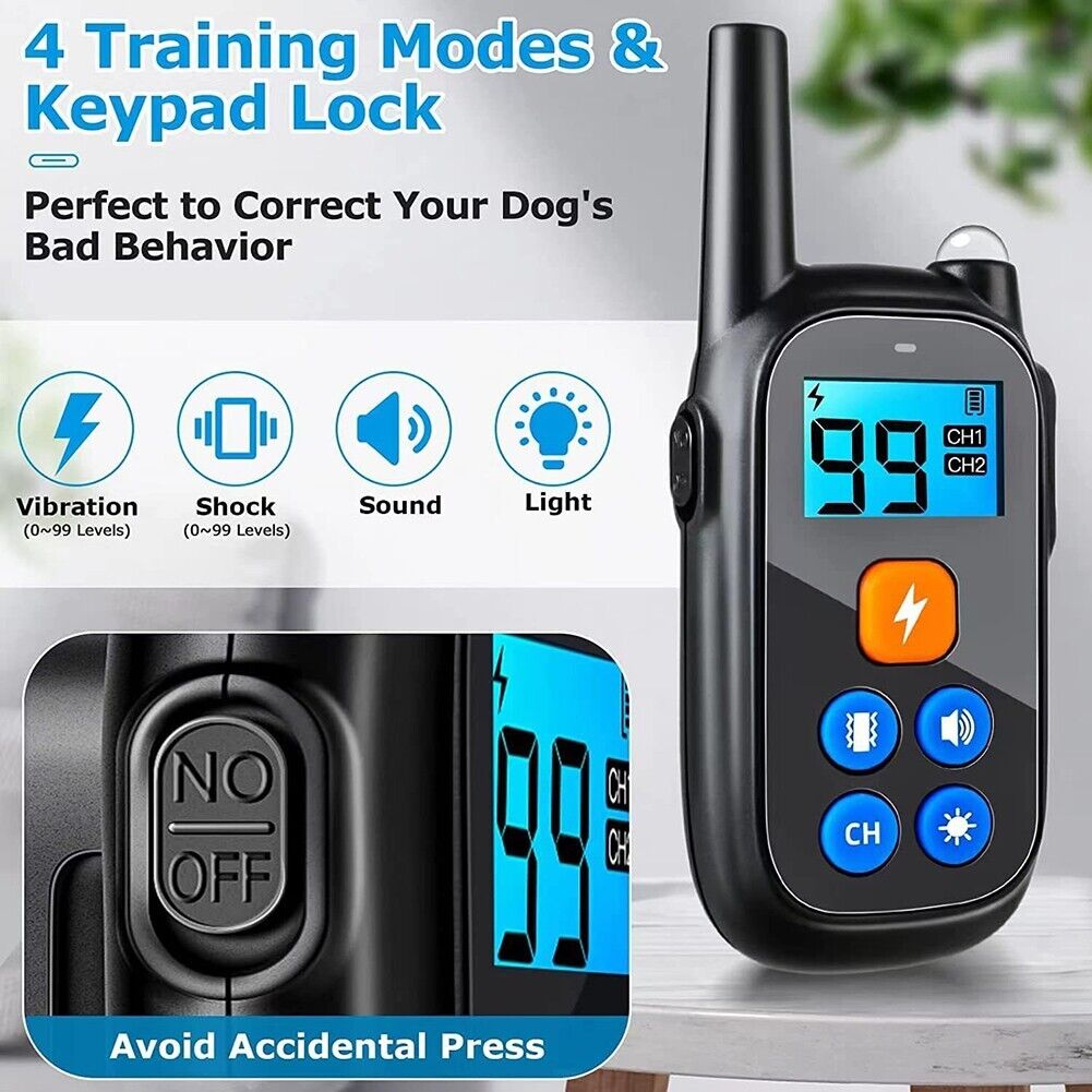 Remote Obedience E Collar For Bark Control And Training | Temsk