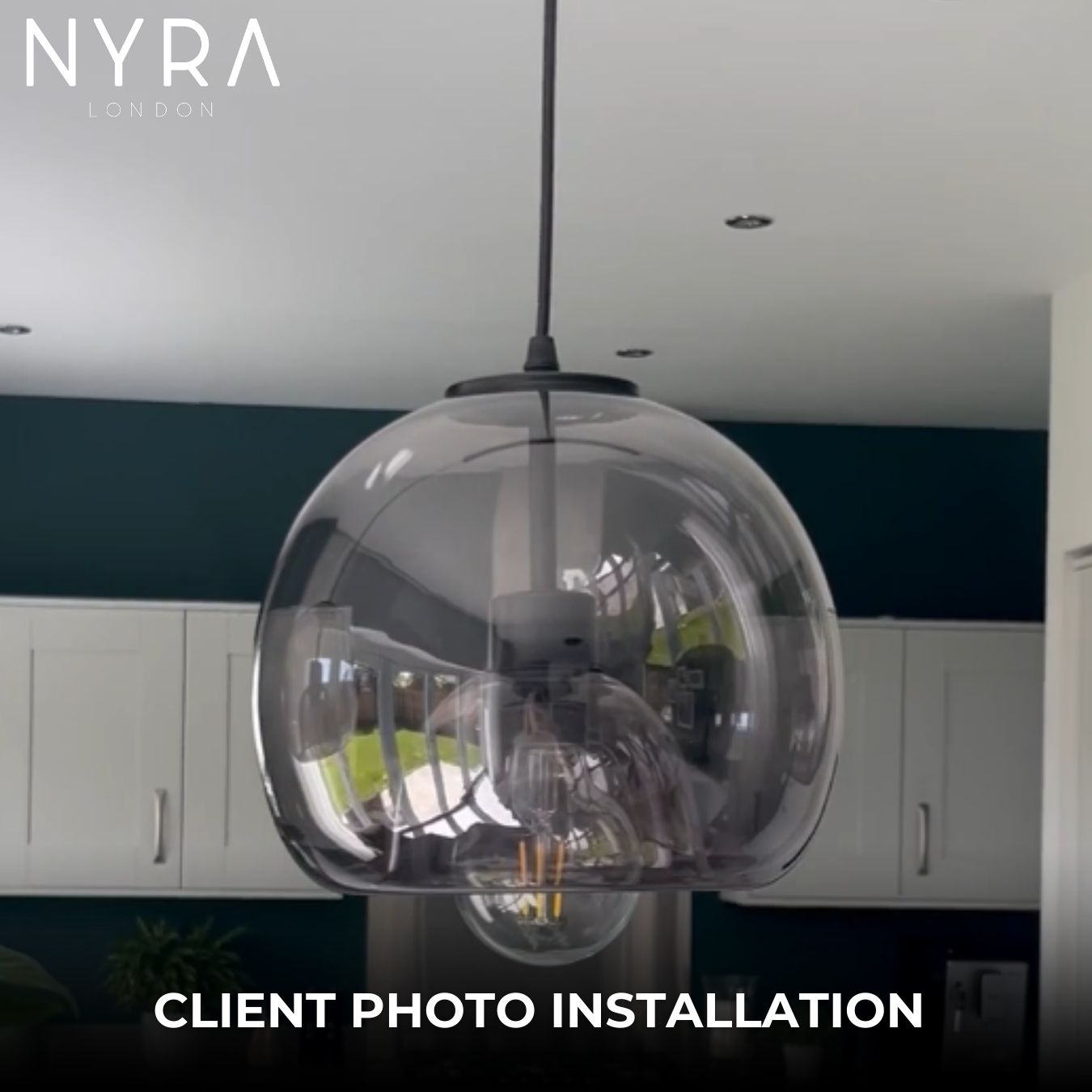 Lampade a sospensione Aurelia in vetro per cucine moderne e altro | Temsk