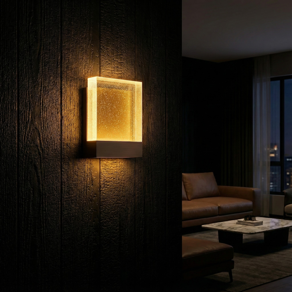 LumeArc Modern Elegant Stainless Steel Wall Sconce Lighting | Temsk