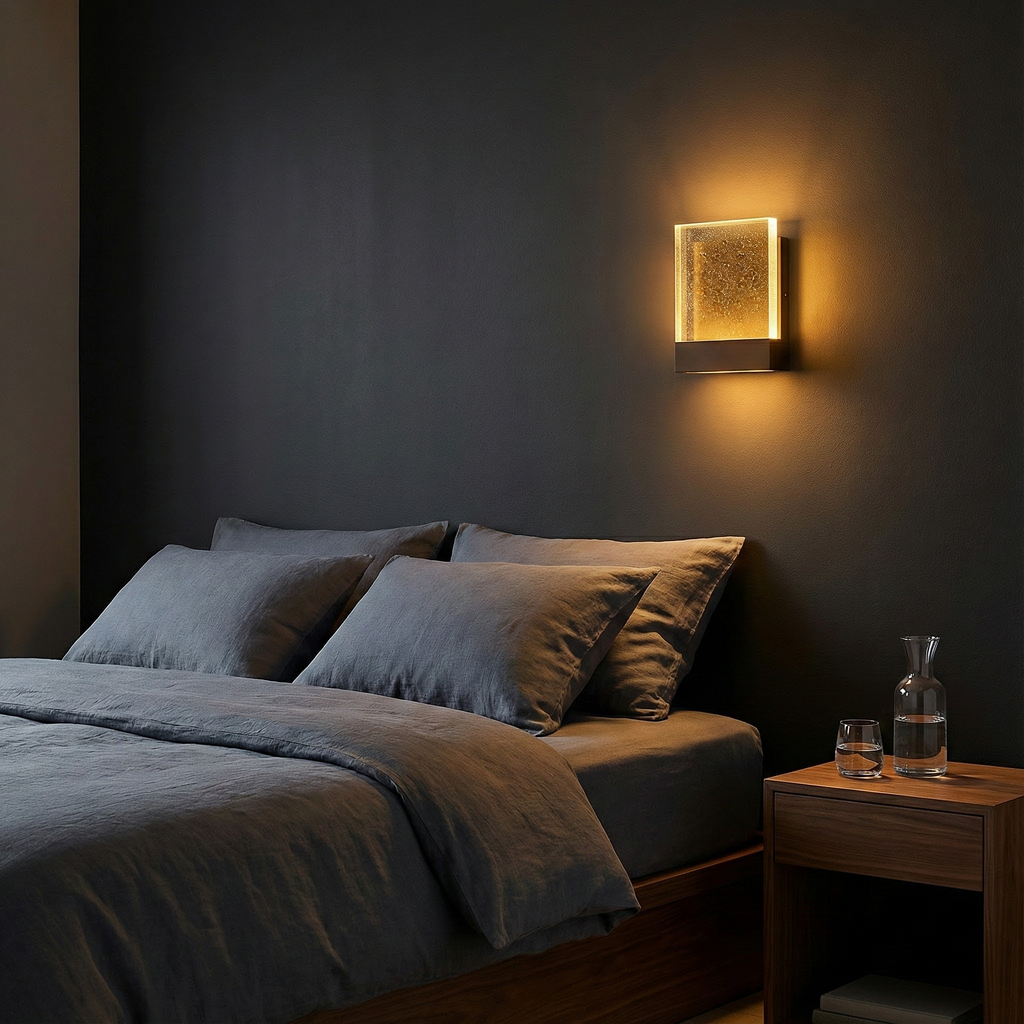 LumeArc Modern Elegant Stainless Steel Wall Sconce Lighting | Temsk