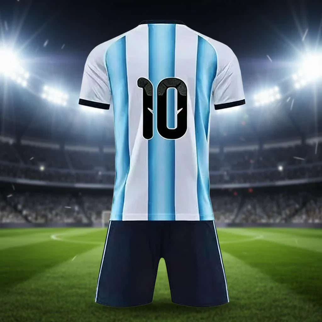 Argentina 2026 World Cup Kids Jersey And Shorts Set | Temsk