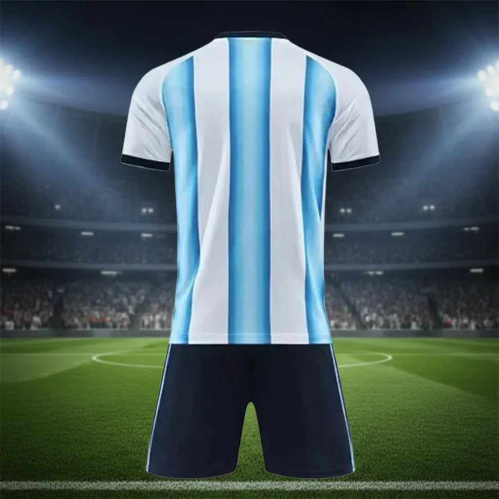 Argentina 2026 World Cup Kids Jersey And Shorts Set | Temsk