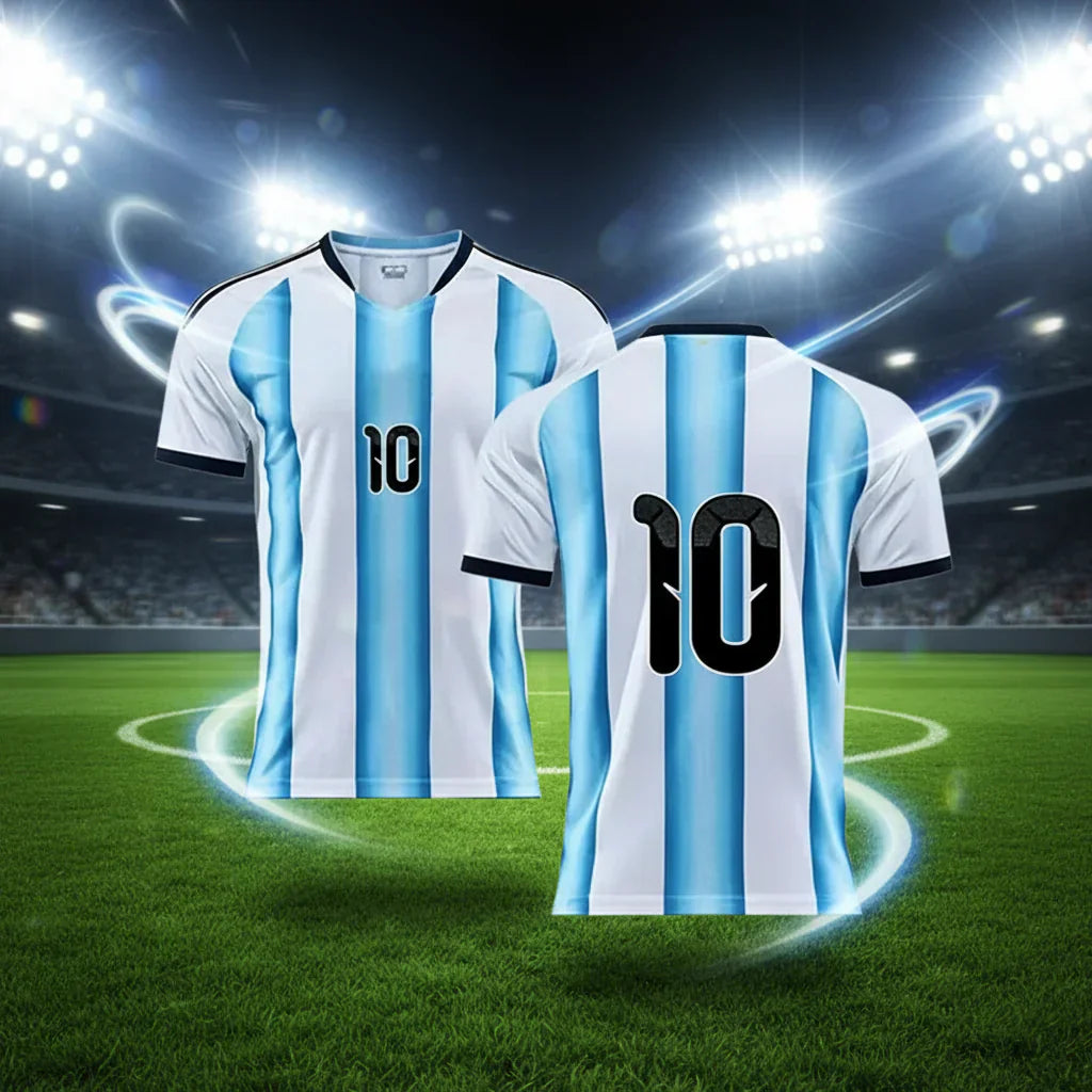 Argentina 2026 World Cup Kids Jersey And Shorts Set | Temsk