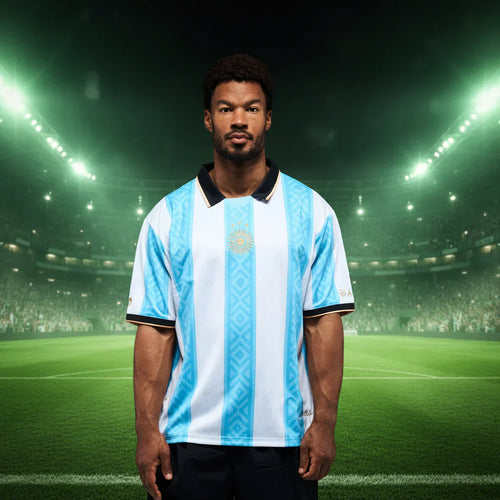Camisola de futebol masculina de manga curta da Argentina para a Copa do Mundo 2026 | Temsk