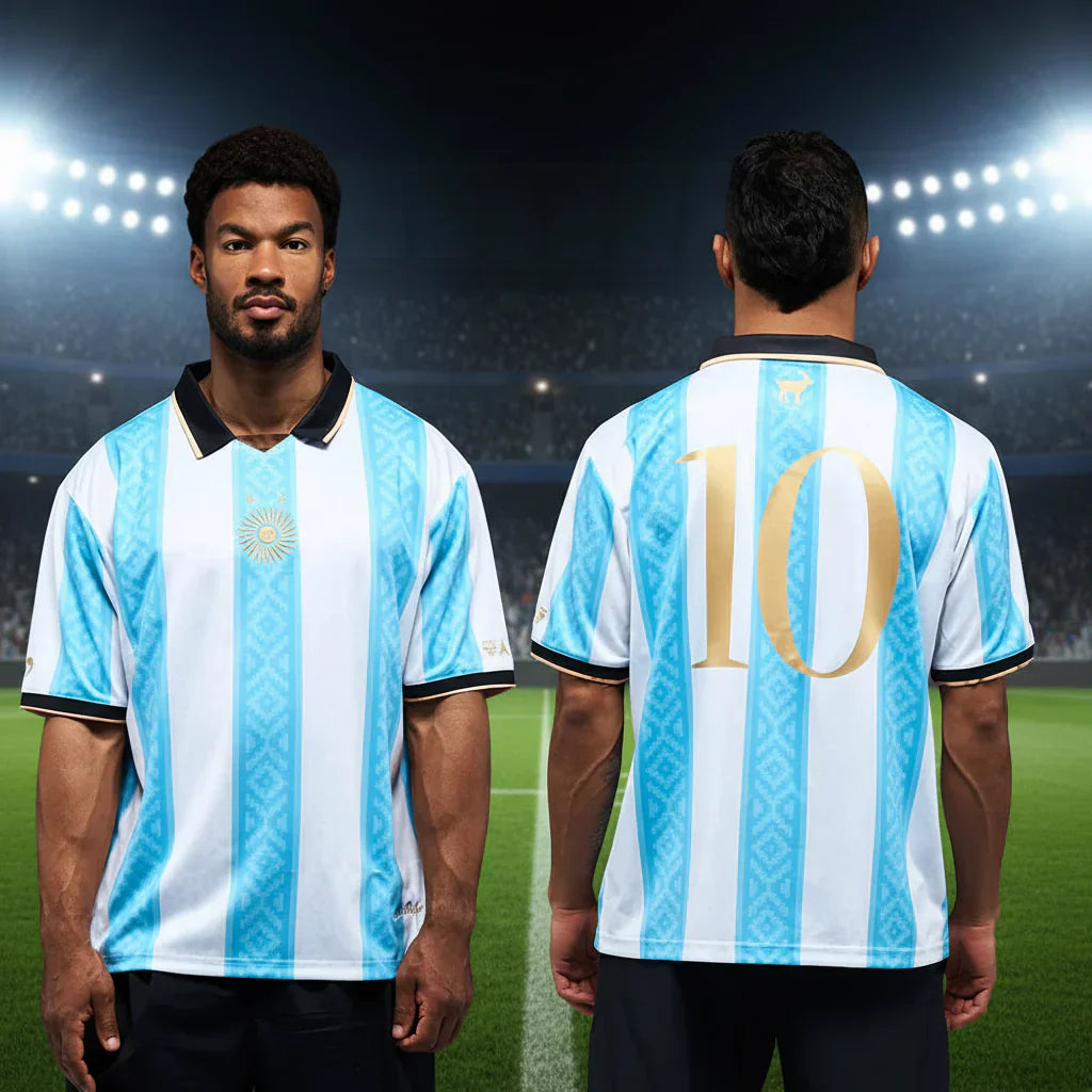 Argentina 2026 World Cup Men's Short Sleeve Soccer Jersey | Temsk