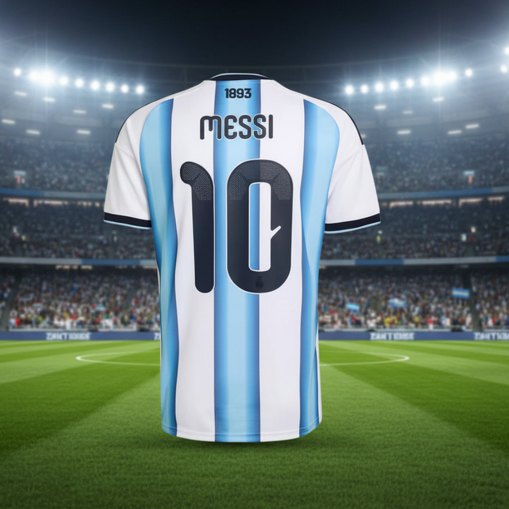 Argentina 2026 World Cup Mens Soccer Top Breathable Fan Wear | Temsk