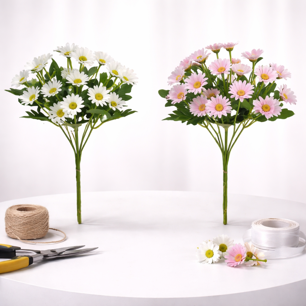 Daisy Flowers for Tabletop Decor and Mothers Day Gift | Temsk