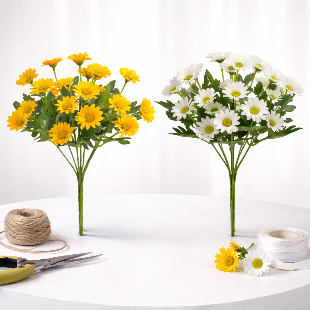 Daisy Flowers for Tabletop Decor and Mothers Day Gift | Temsk
