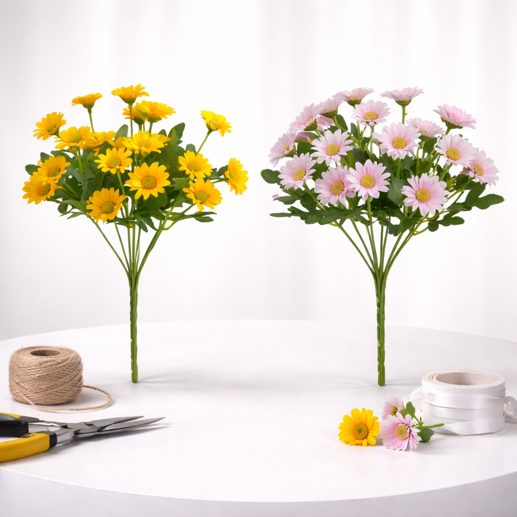 Daisy Flowers for Tabletop Decor and Mothers Day Gift | Temsk
