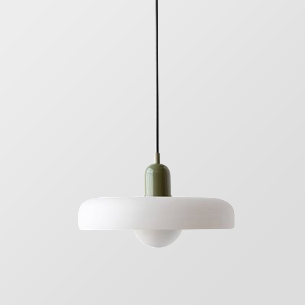 Coloured Glass Pendant Light In Bauhaus Style For Modern Interiors | Temsk