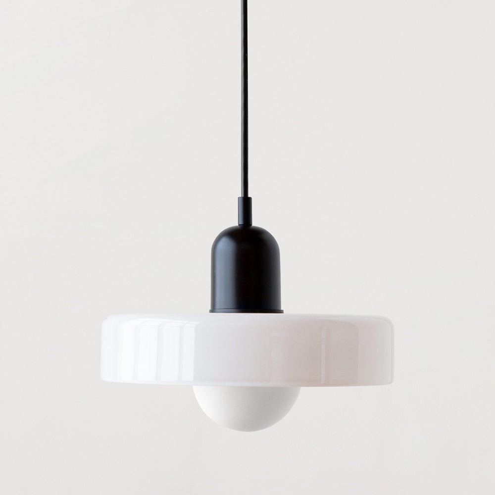 Coloured Glass Pendant Light In Bauhaus Style For Modern Interiors | Temsk