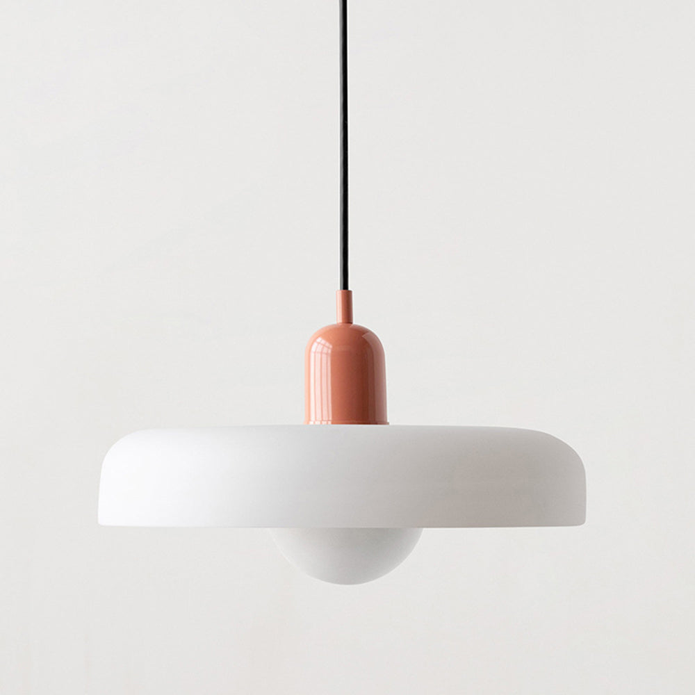 Coloured Glass Pendant Light In Bauhaus Style For Modern Interiors | Temsk