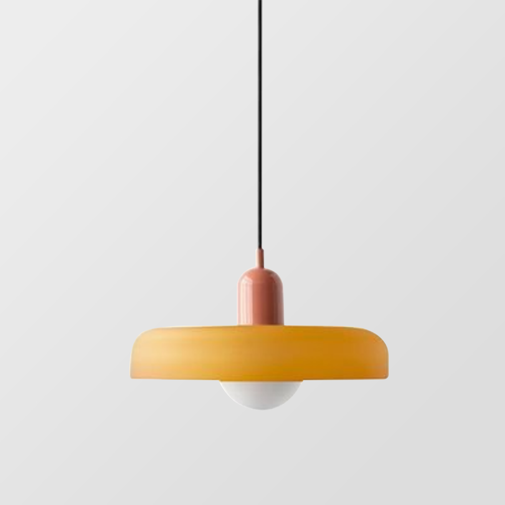 Coloured Glass Pendant Light In Bauhaus Style For Modern Interiors | Temsk