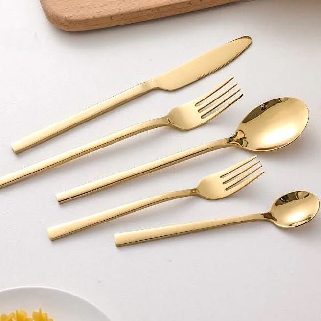 GraceForge 30-Piece Stainless Steel Cutlery Set for Six | Temsk