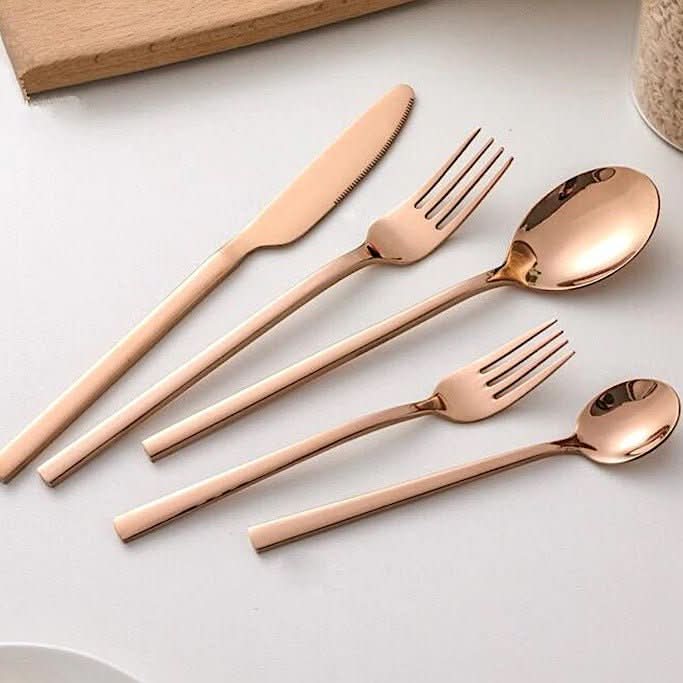GraceForge 30-Piece Stainless Steel Cutlery Set for Six | Temsk