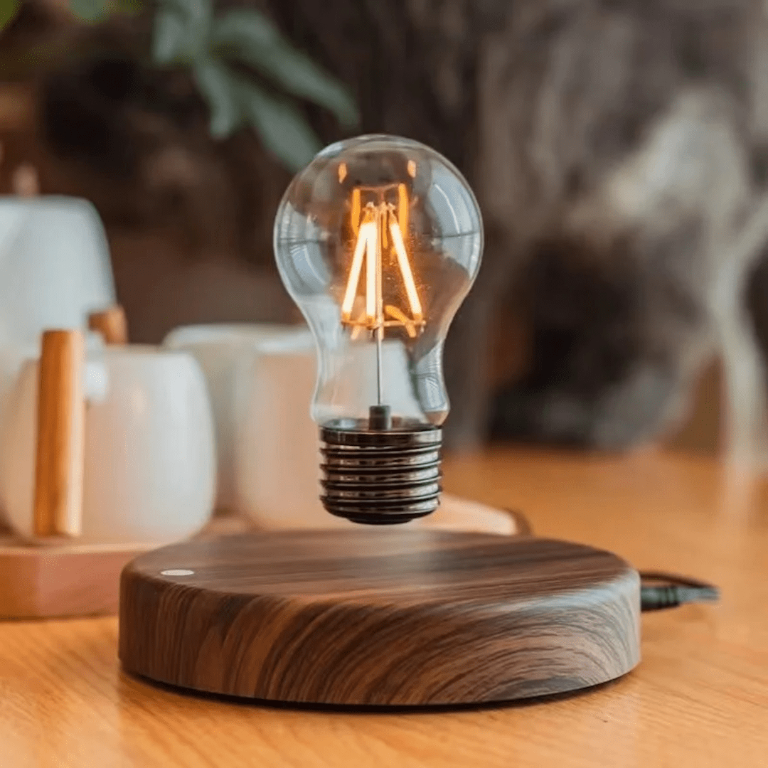 Magnetically Floating LED Lamp With Touch Control And Modern Design | Temsk