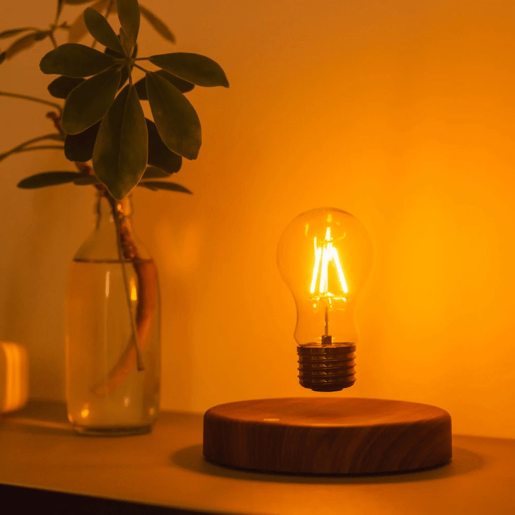 Magnetically Floating LED Lamp With Touch Control And Modern Design | Temsk