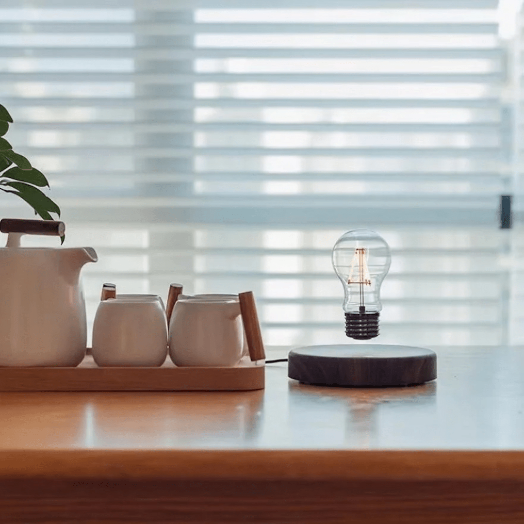 Magnetically Floating LED Lamp With Touch Control And Modern Design | Temsk