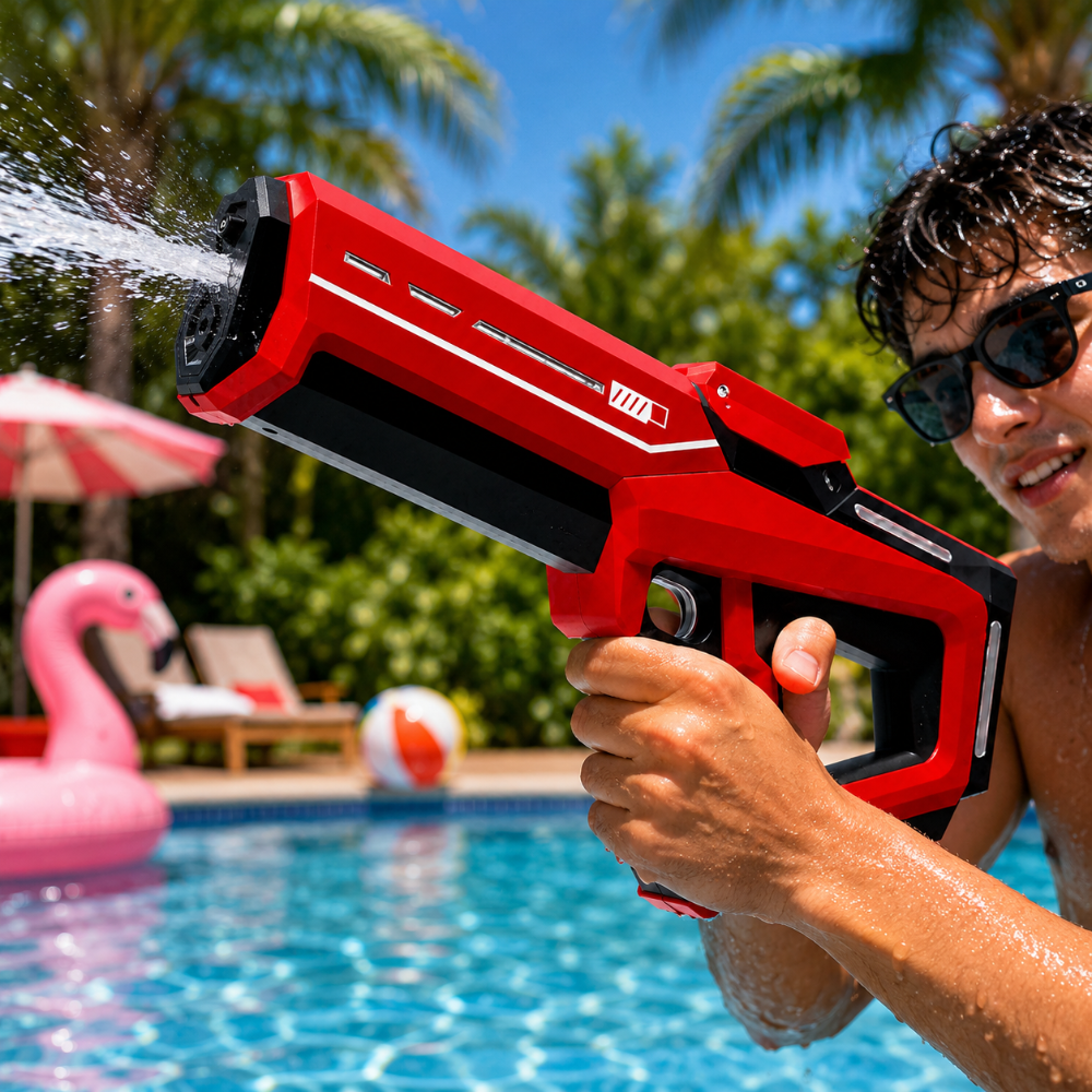 Große Wasserpistole mit automatischer Funktion für Outdoor-Schlachten | Temsk
