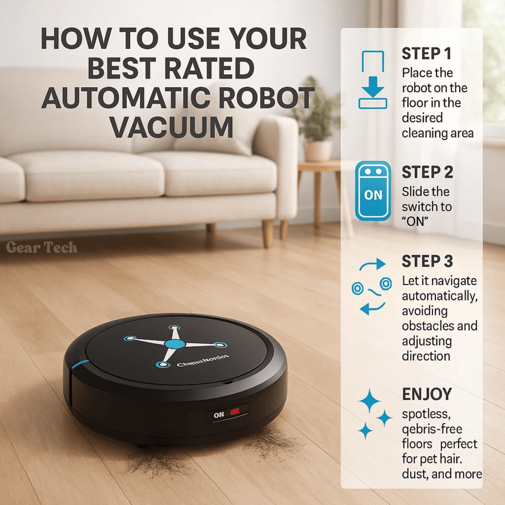 NovaSweep chytrý robotický vysavač s inteligentní navigací a funkcí mopování | Temsk