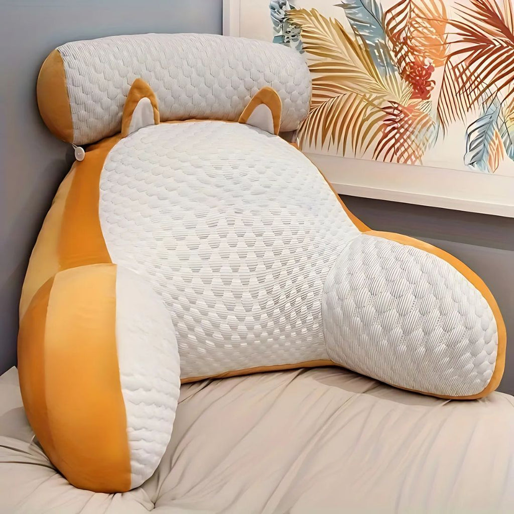 Memory Foam Reading Pillow With Back Support And Arm Rest | Temsk