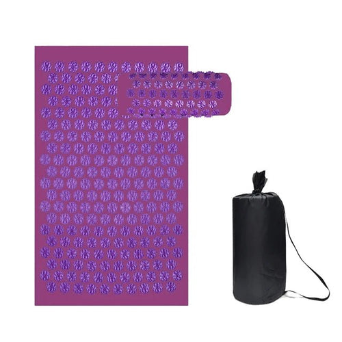 CalmPulse Acupressure Mat And Pillow Set For Everyday Muscle Relaxation Temsk